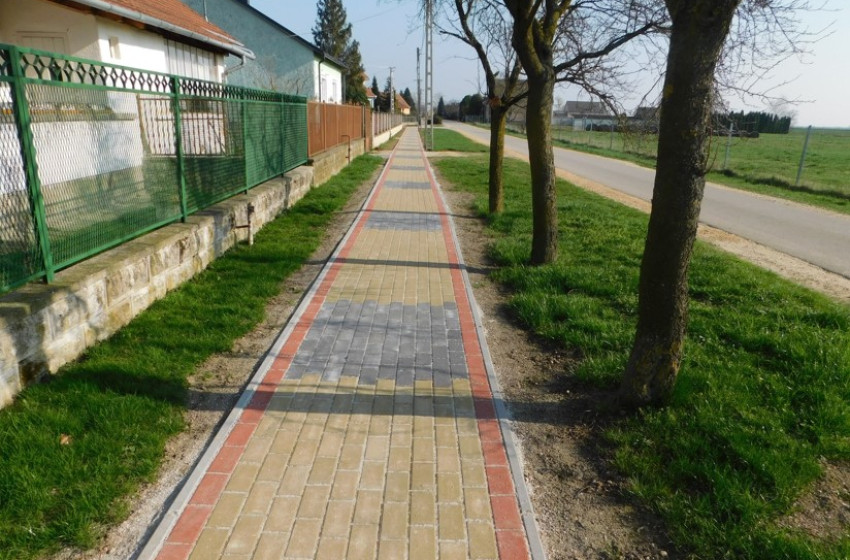 Befejeződtek a járdafelújítások Beleden